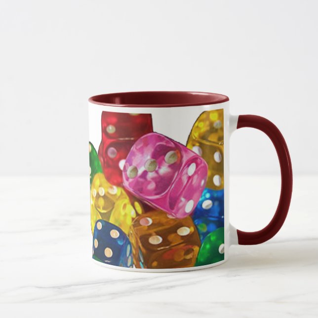 Mug de dés colorés (Droite)