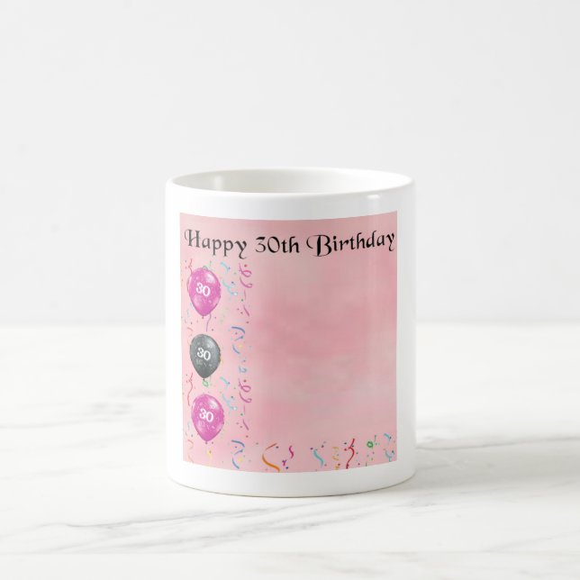 Mug de design personnalisé pour le 30e anniversair (Centre)
