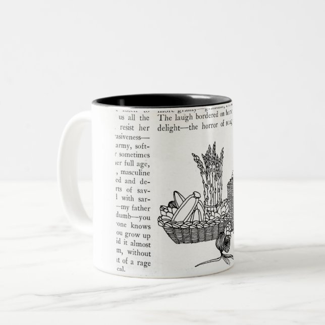 Mug de dessin végétal (Devant gauche)