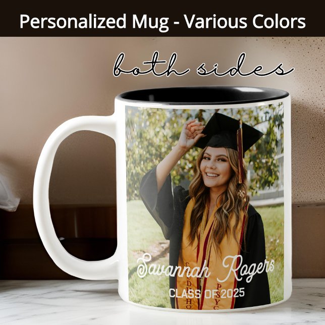 Mug de diplôme, Mug photo personnalisée pour les d (personalized graduation gift, graduate gift, graduation photo mug, custom photo mug, graduation gift)