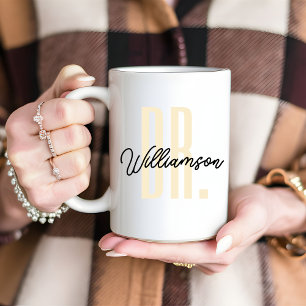 Mug de docteur personnalisé, Cadeaux de fin d'étud