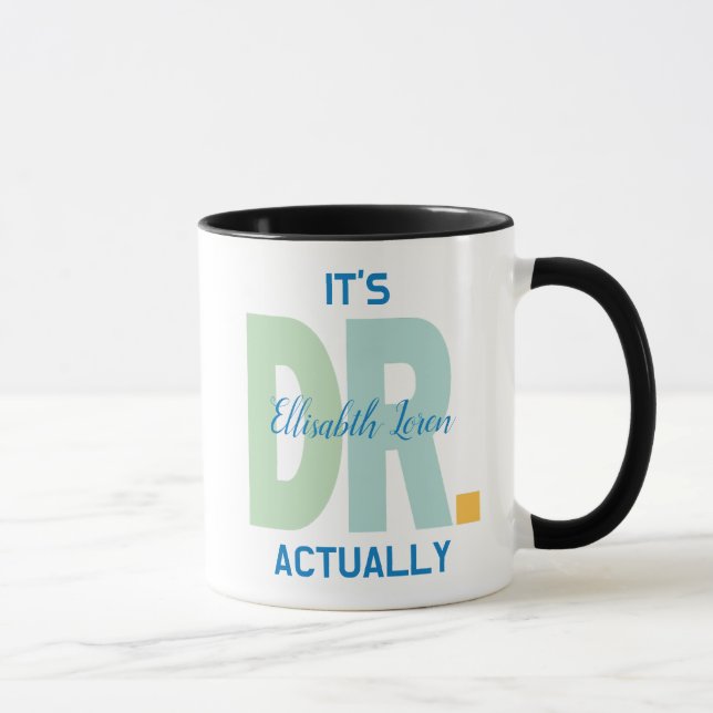 Mug de doctorat personnalisé (Droite)
