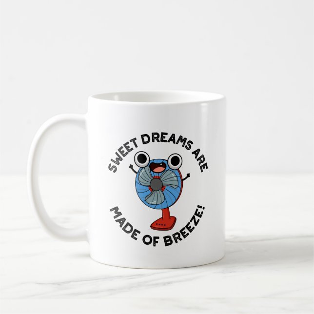 Mug De doux rêves sont faits de Breeze amusant jeu de  (Gauche)