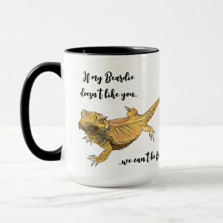 Mug de dragon à poils