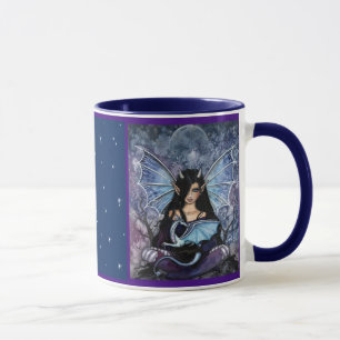 Mug de dragon de fée par Molly Harrison