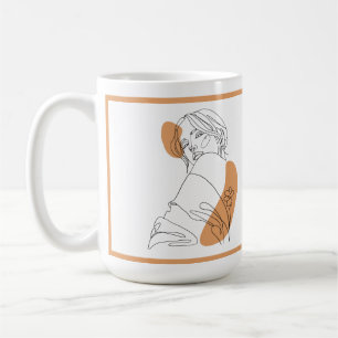 Mug de femme Abstraite contemporaine moderne