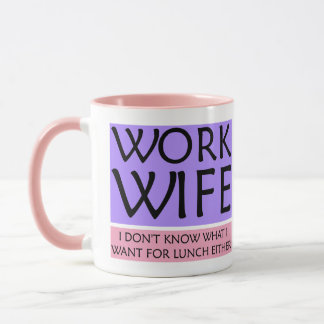 Mug de femme au travail