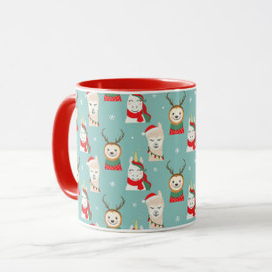 Mug de fentes de Noël