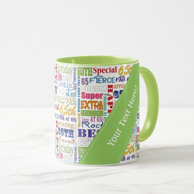 Mug De fête d'anniversaire cadeaux uniques et (Devant droit)