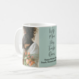 Mug de fête des mères personnalisées avec photo pe