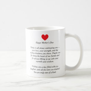 Mug de fête des mères personnalisées - Nom personn
