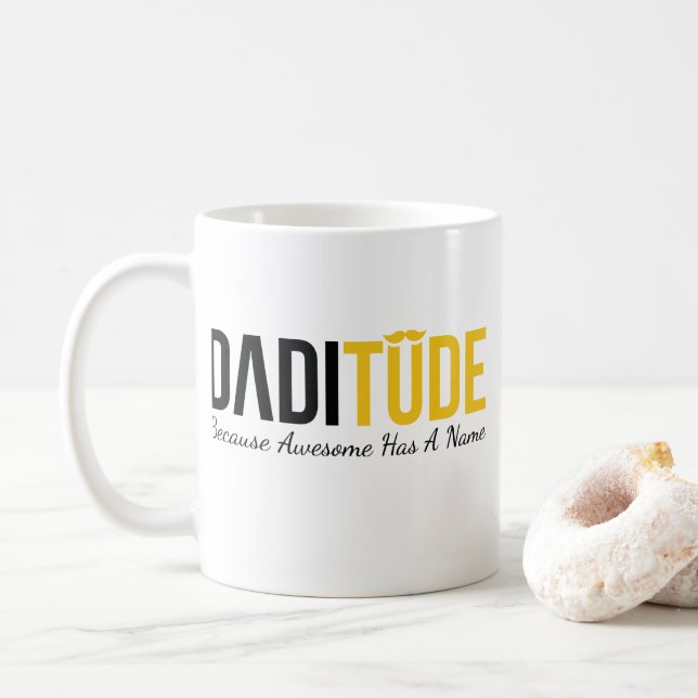 Mug de fête des pères - Meilleur papa Jamais Coff (Avec donut)