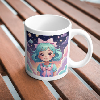 Mug de fille magique et rêveuse - mignonne Pastel