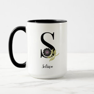 Mug de flamenco monogramme personnalisé