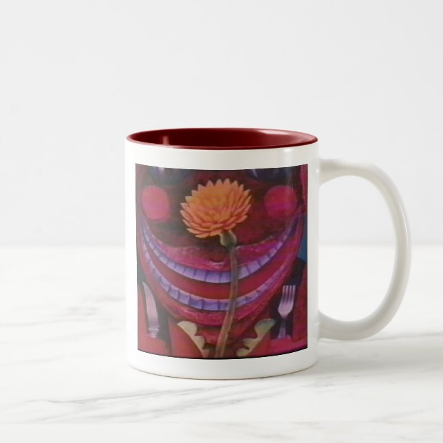MUG de fleurs de sourire (Droit)