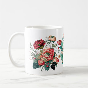 Mug de fleurs pressées, Cottagecore Fleur sauvage
