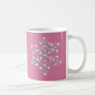 Mug de flocon de neige en cristal