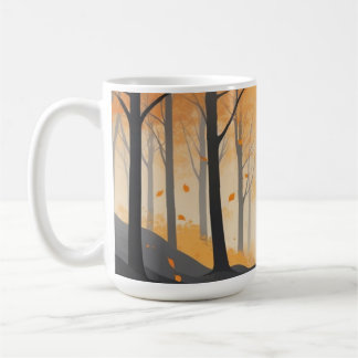 Mug de forêt d'automne - Coupe de café d'automne c