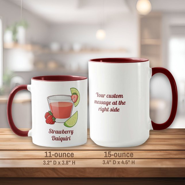 Mug de fraise Daiquiri (Créateur téléchargé)