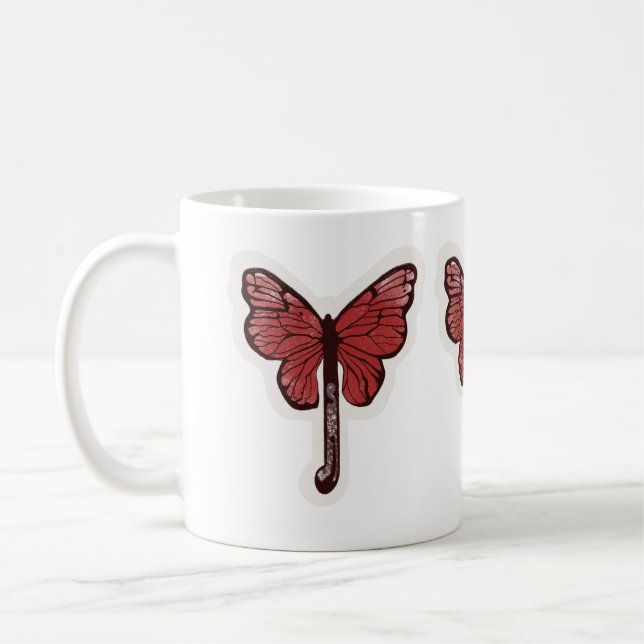 Mug de fusion à parapluie papillon (Gauche)