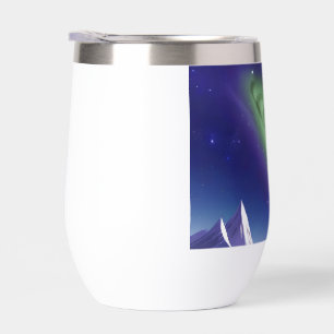 Mug de galaxie cosmique - Nebula verte sur le mont