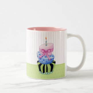 Mug de gâteau coloré