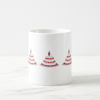 Mug de gâteau mariage