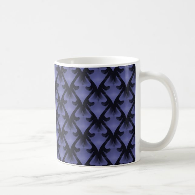 Mug de glam métropolitain, bleu profond (Droite)