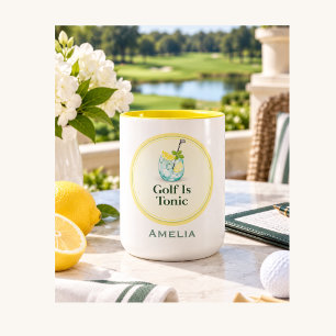Mug de golf personnalisé pour elle Le golf est u