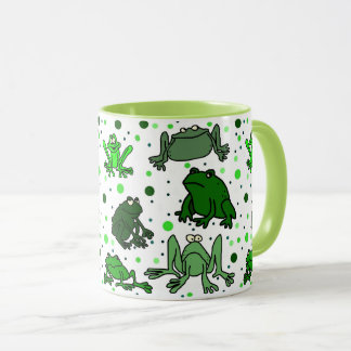 Mug de grenouille drôle