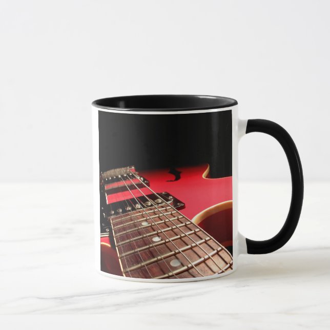 Mug De guitare de fin rouge original électrique - (Droite)