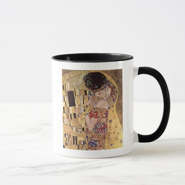 Mug ~ de Gustav Klimt le baiser (Droite)