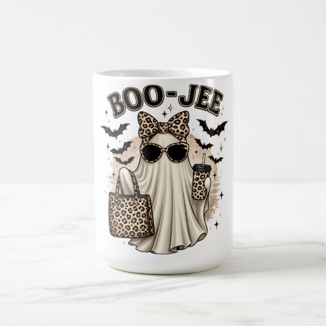 Mug de Halloween Fantôme Léopard Boo-Jee (Centre)