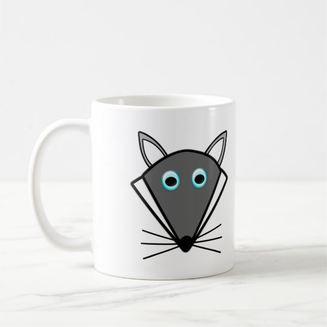 Mug de Halloween Loup Mignon (Gauche)