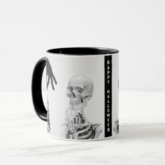 Mug de Halloween squelette de main