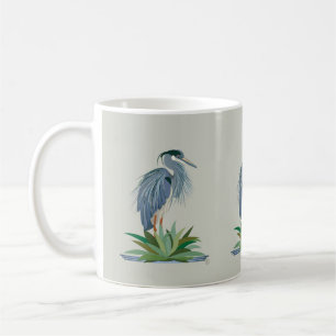 Mug de Héron bleu