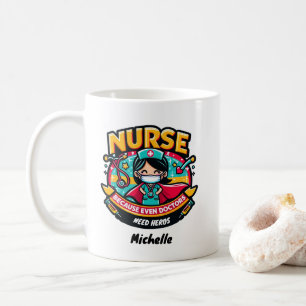 Mug de héros infirmière personnalisable