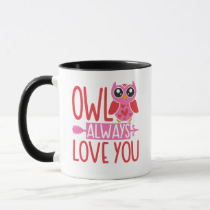 Mug De hibou amour toujours que vous attaquez
