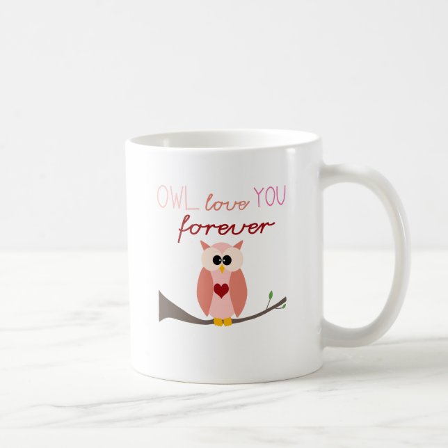 Mug De hibou amour toujours vous (Droite)