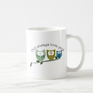 Mug De hibou amour toujours vous ! Hiboux mignons