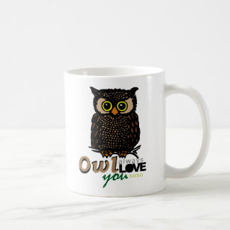 Mug De HIBOU AMOUR toujours vous XOXO