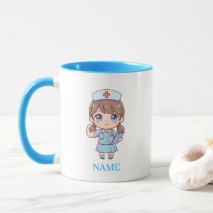 Mug de infirmière personnalisé avec nom – Infirmiè