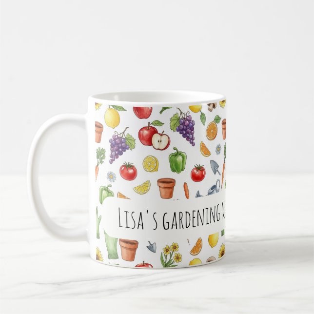 Mug de jardinage personnalisé (Gauche)
