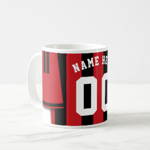 Mug de Jersey de Football Personnalisable, Bandes 