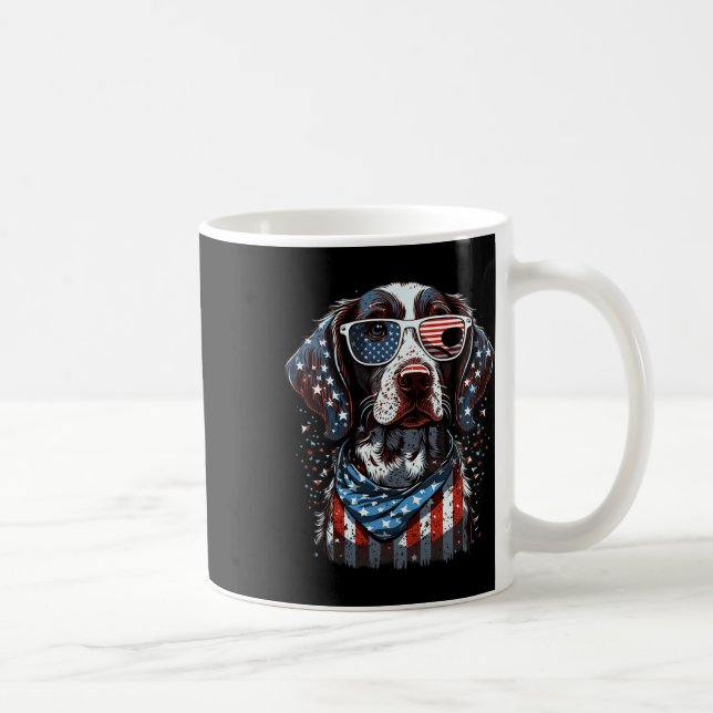 Mug De Juillet Patriotique Allemand Raccourci Pointer  (Droite)