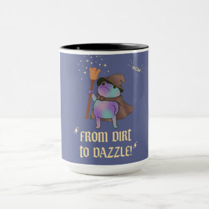 Mug De la boue à l'éclat Chapeau de sorcière de grenou