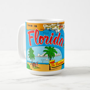Mug de la carte postale Sunshine de Floride
