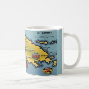 Mug de la carte St. Thomas