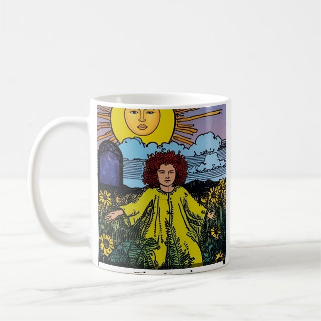 Mug de la carte Tarot "idiot" (Gauche)