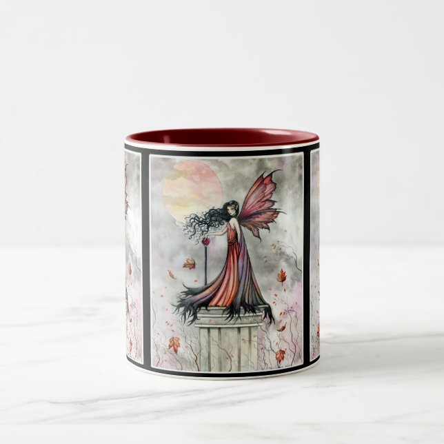 Mug de la Fée Gothique d'Automne par Molly Harriso (Centre)